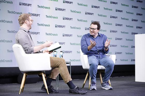 Dario Amodei, director ejecutivo de Anthropic, en TechCrunch Disrupt 2023.