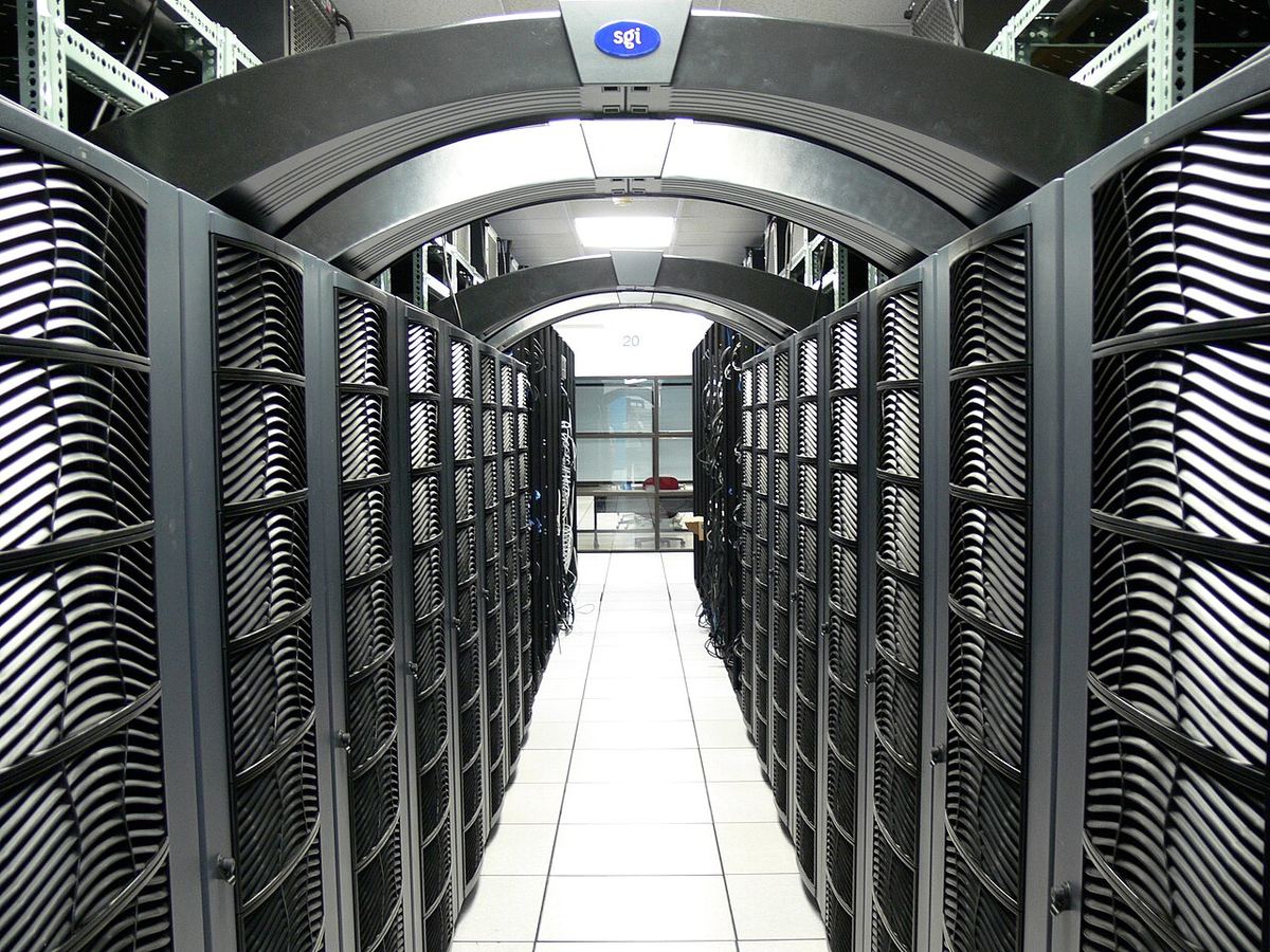 A university data center.