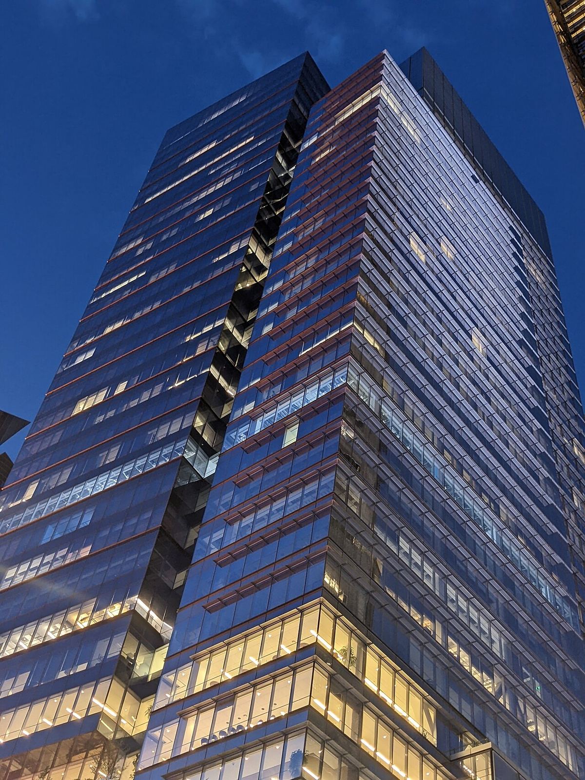 The New York Times tower in Manhattan.